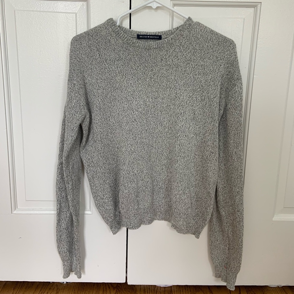 Speckled gray Brandy Melville sweater